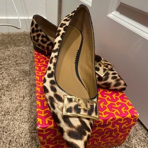 Tory Burch  GIGI BALLERINA CALF HAIR slip on flats